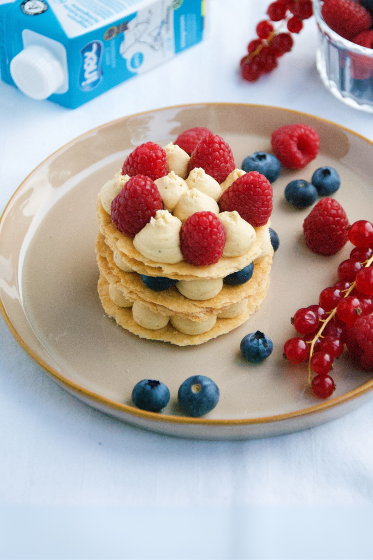 Millefeuille met pralinémousse